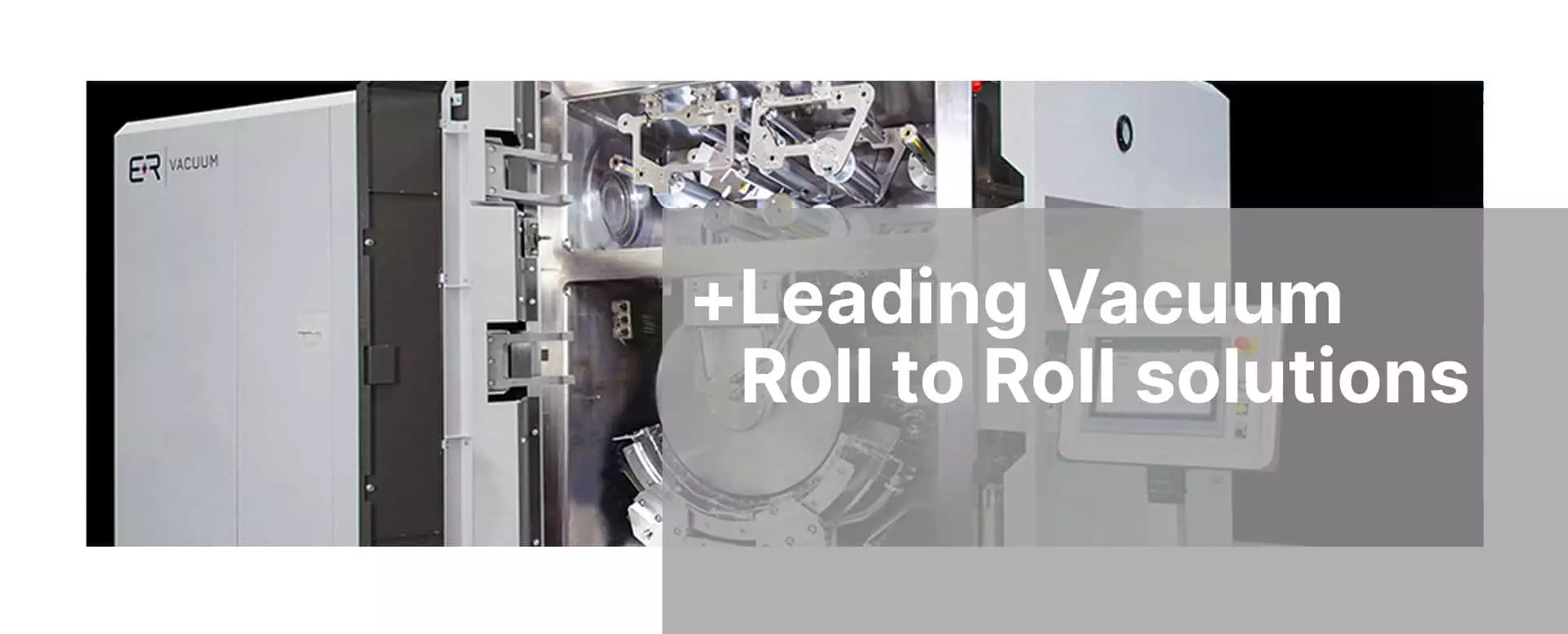Genesis ALD roll to roll vacuum machine